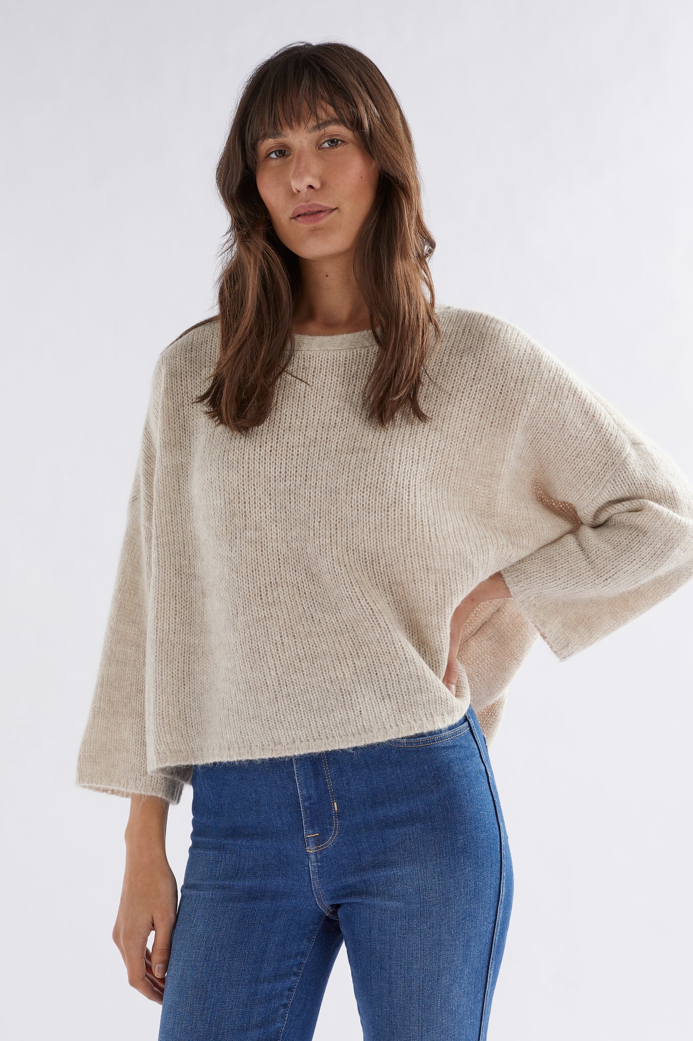 Elk Agna Sweater - Ecru