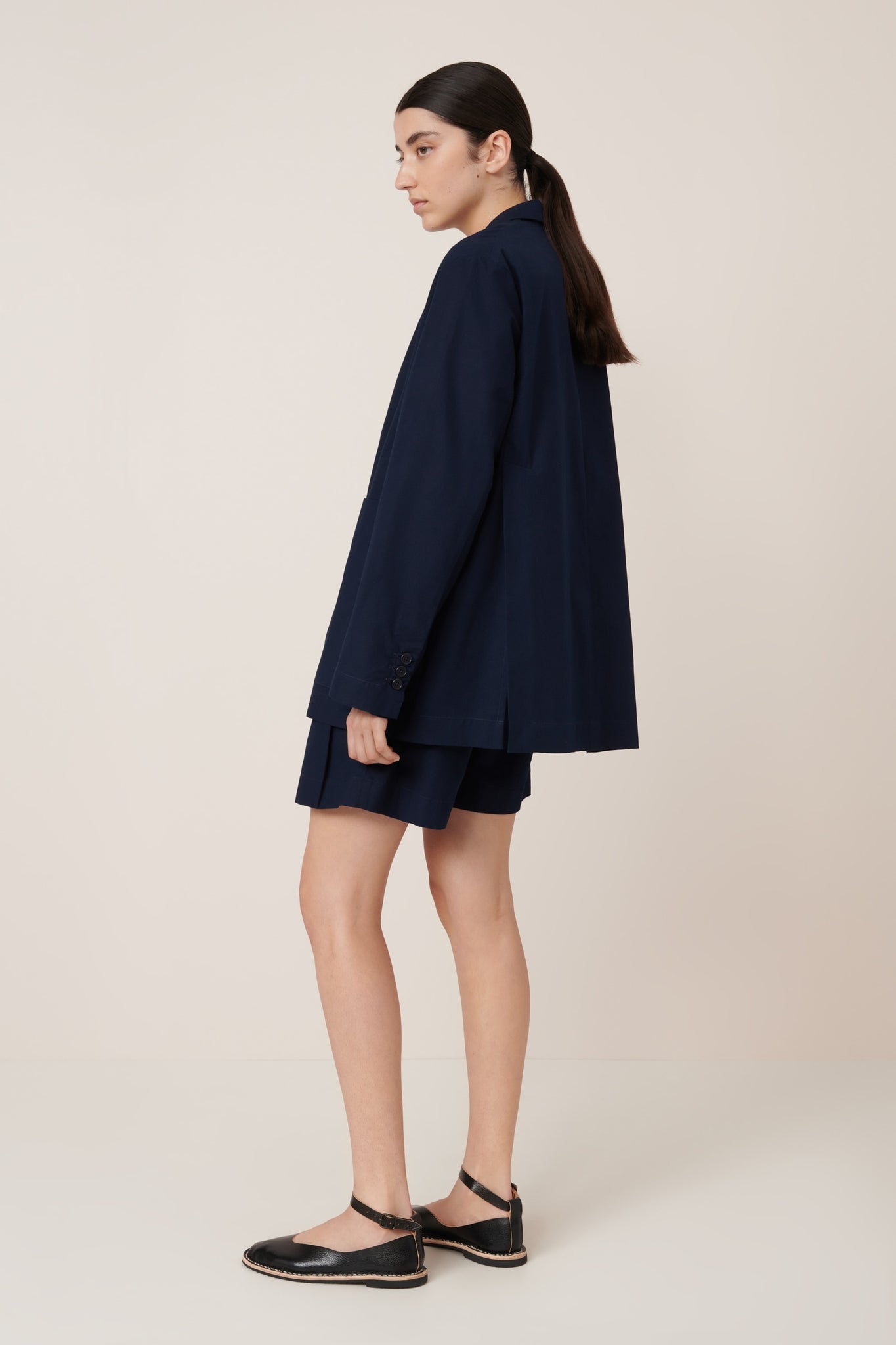 Kowtow Carter Blazer - Evening Navy