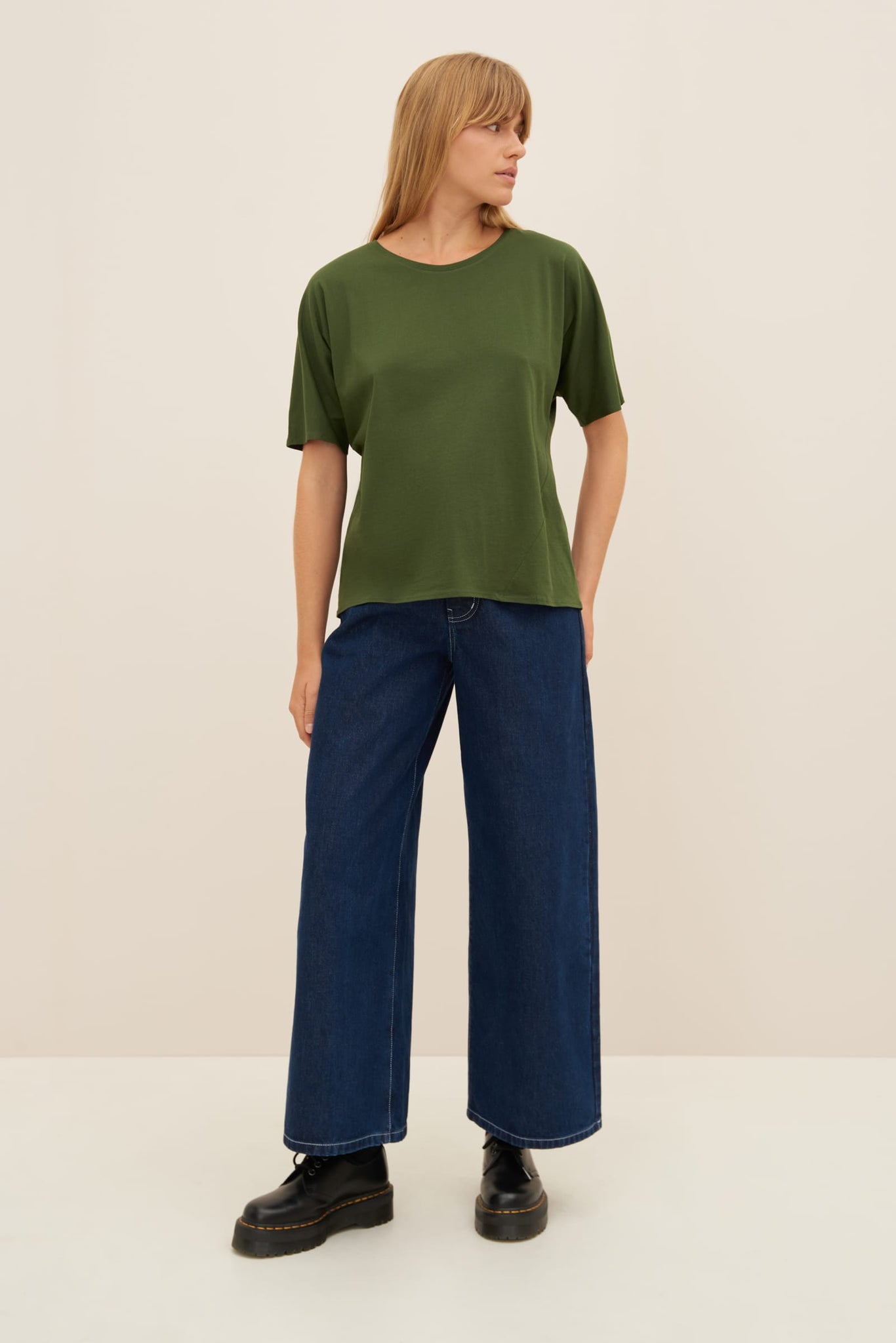 Kowtow Loose Tee - Forest