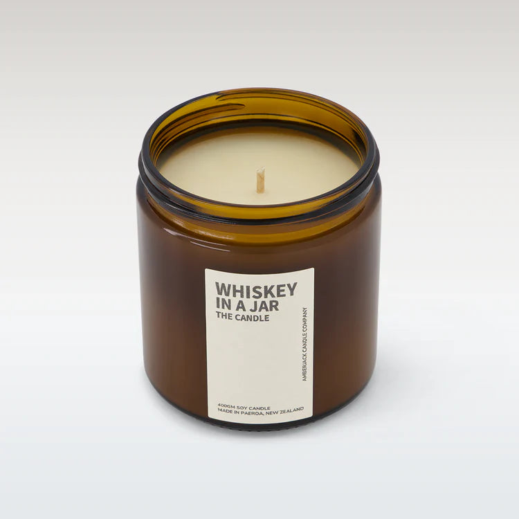 Amberjack Large Candle - Whisky in a Jar