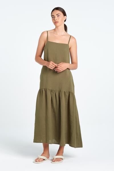 Nyne Sunset Dress - Olive