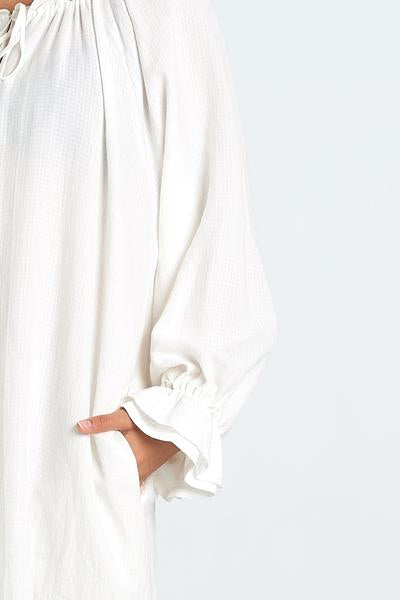 Nyne Pottery Dress - Off White