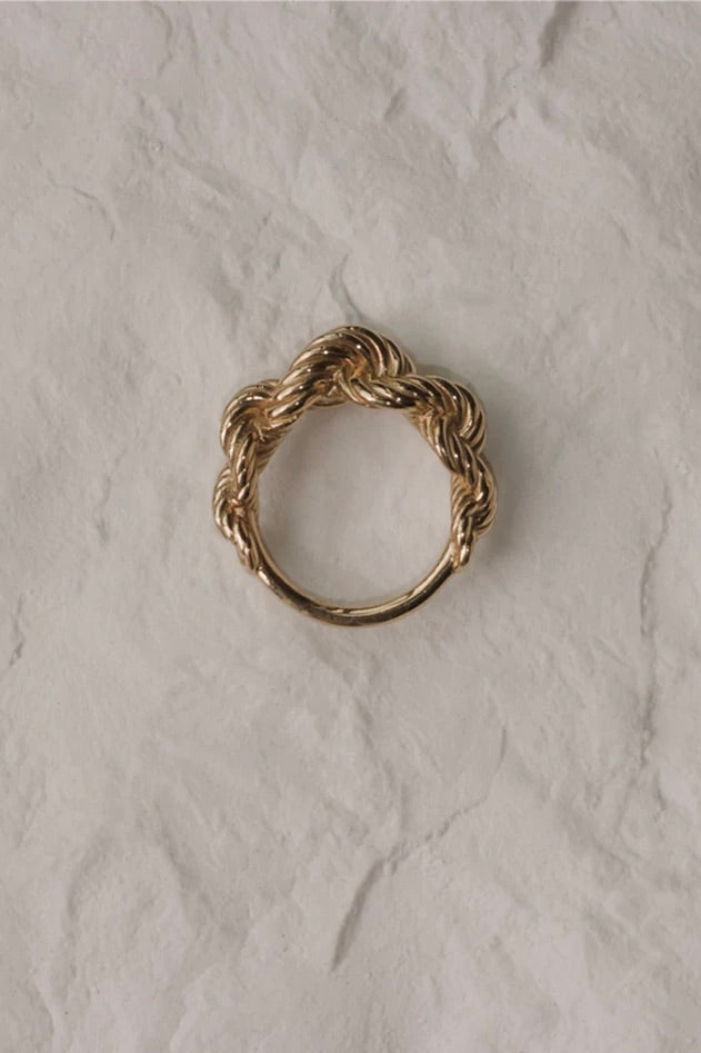 Meadowlark Twisted Rope Ring - Sterling Silver