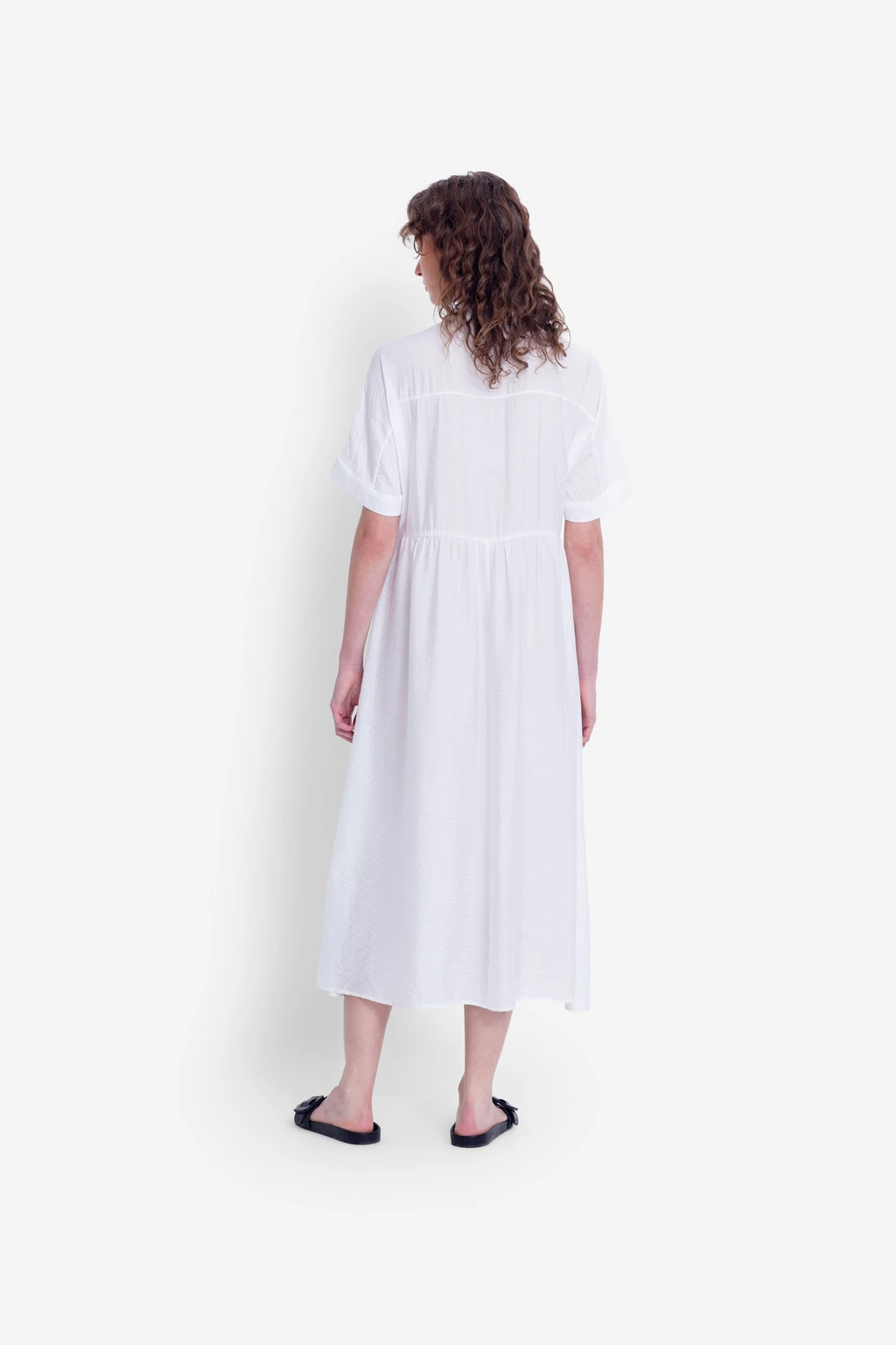 Elk Aissa Shirt Dress - White