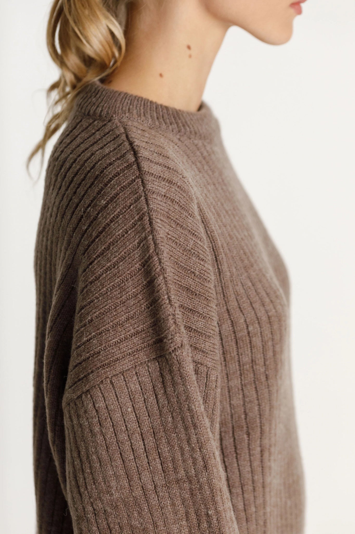 Thing Thing Emmie Knit - French Brown LUCKY LAST 14