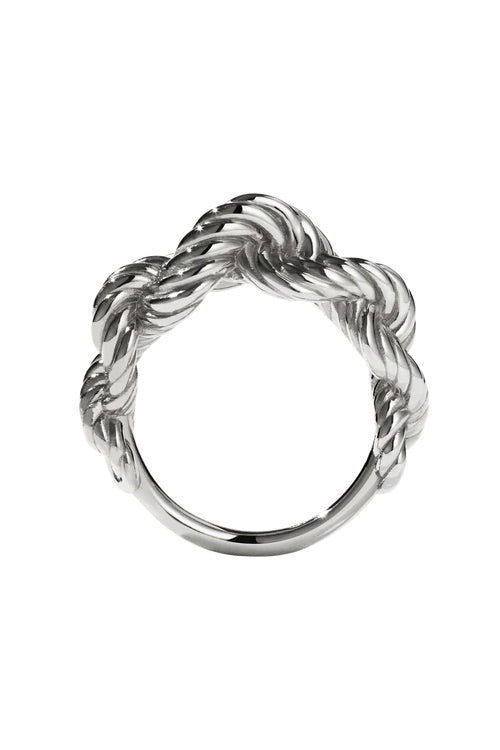 Meadowlark Twisted Rope Ring - Sterling Silver