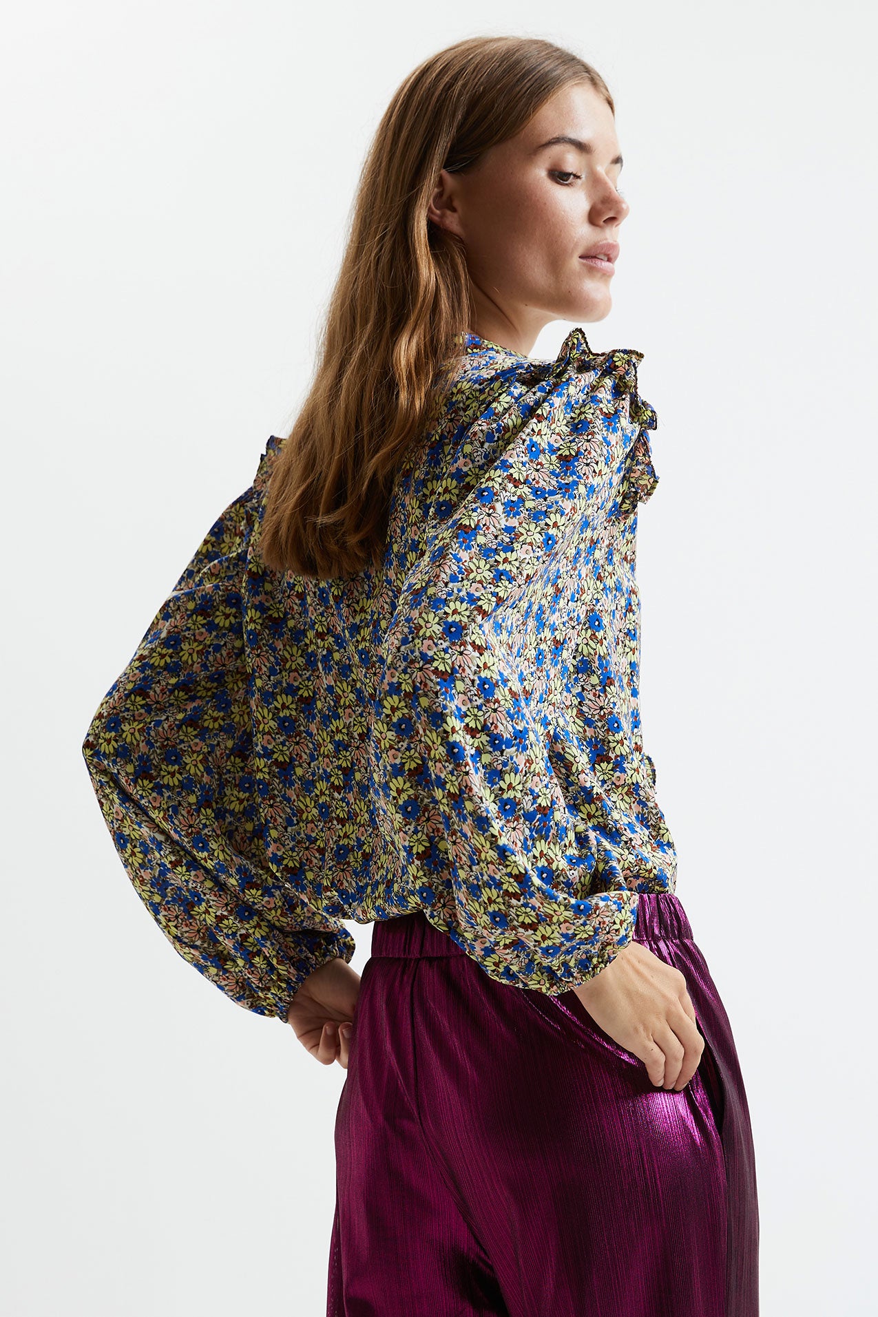 Lollys Laundry Sue Shirt - Multi Floral