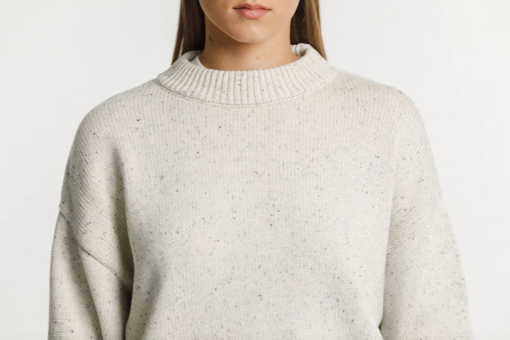 Thing Thing Spec Cleo Jumper - Unbleached Fleck