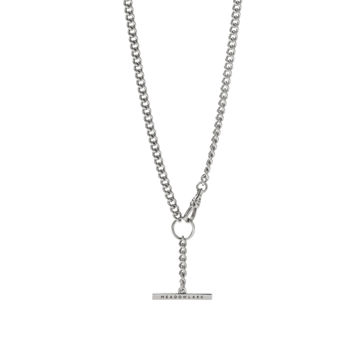Meadowlark Fob Chain necklace - Sterling silver