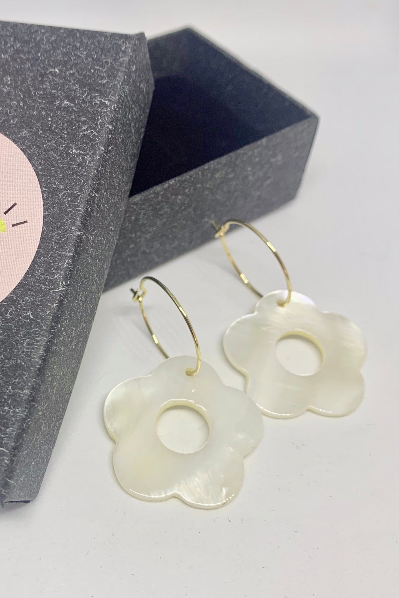 Penny Foggo Shell Flower Earrings