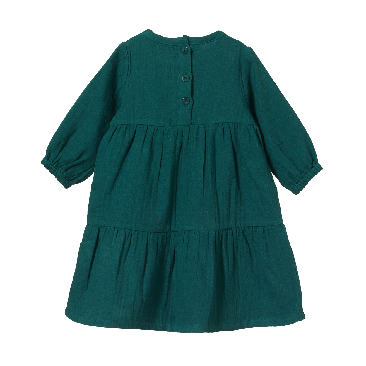 Nature Baby Esther Dress - Teal Crinkle