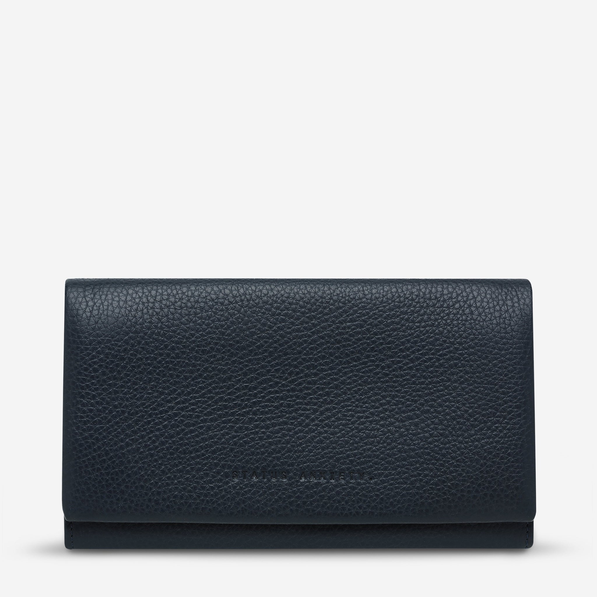 Status Anxiety Nevermind Wallet - Navy Blue